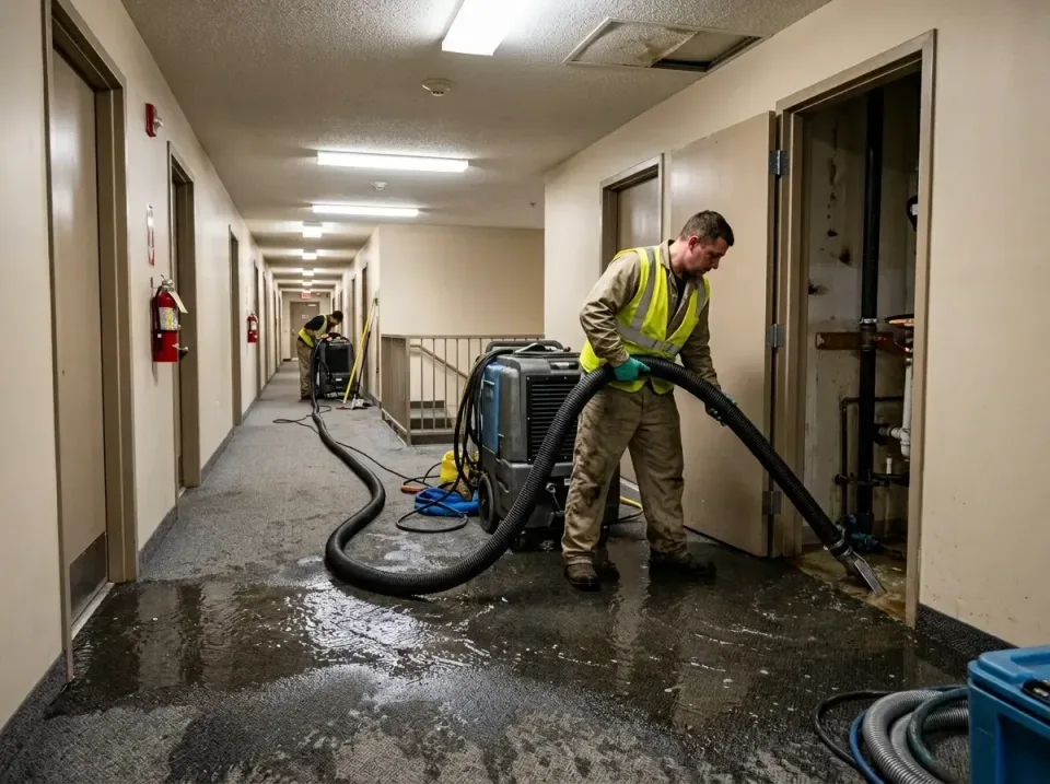 multi-unit-apartment-hallway-f-005 — frequently asked questions, Emergency Burst Pipe Water Extraction & Removal in Wintersv…